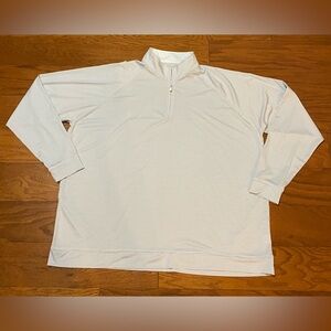 Harlestons Sweater Mens XXL 2XL 1/4 Zip Pullover Lightweight Casual Stretch